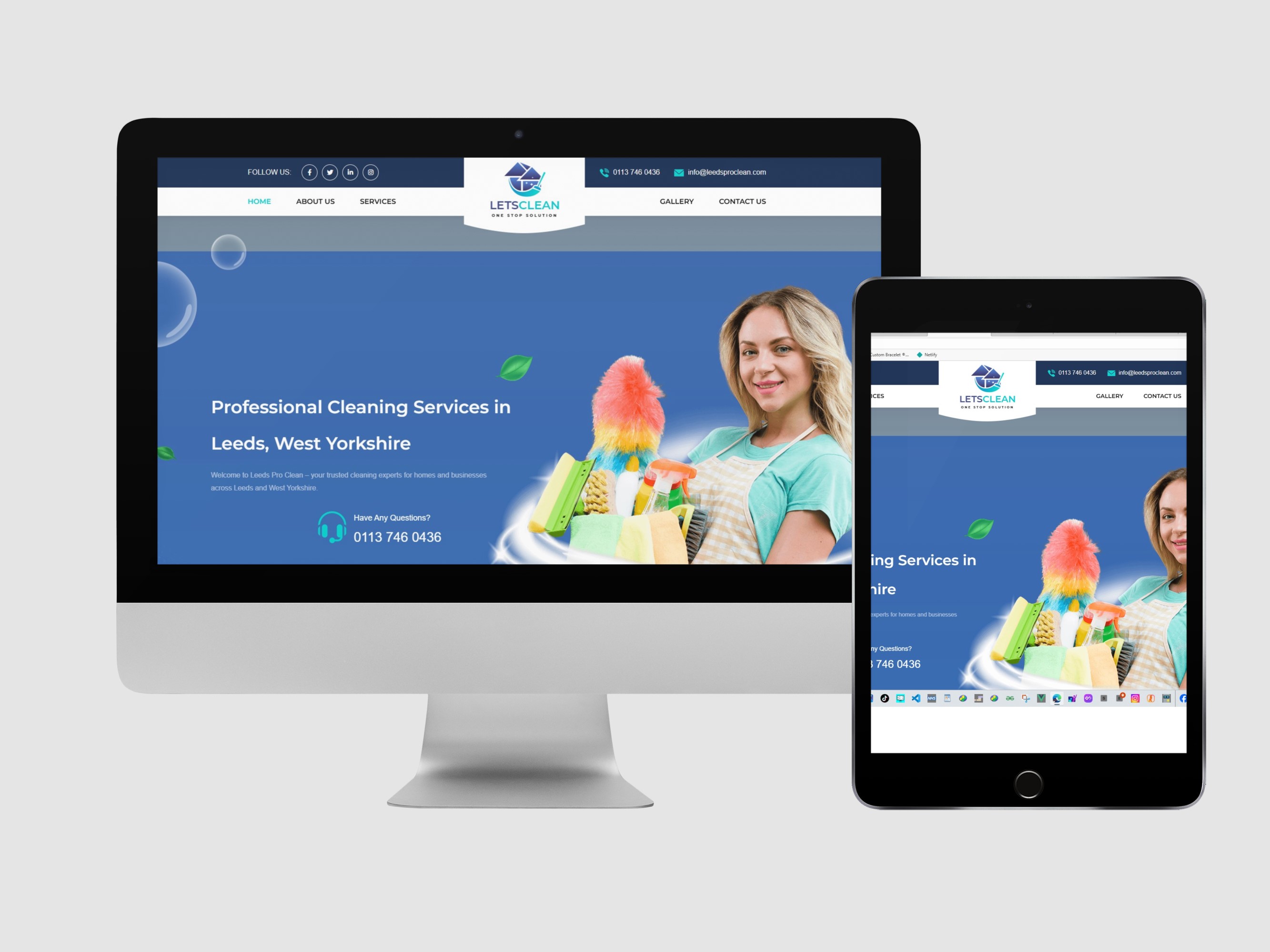 PortfolioCleaning Website